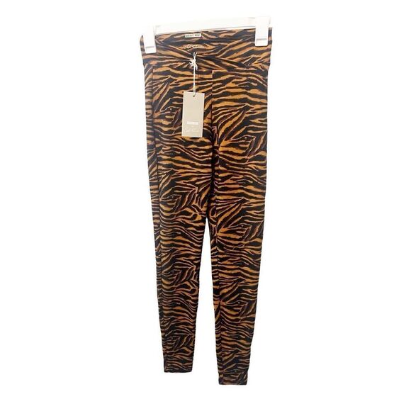 About You x Sofia Tsakiridou Charleen Brown Black Leggings‎ - Picture 1 of 6